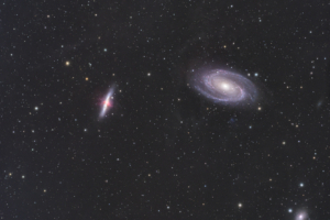 18.10.2025 - M81,M82, Bode&amp;Cigar Galaxy, 7,3h RGB, 3h Ha - mix c