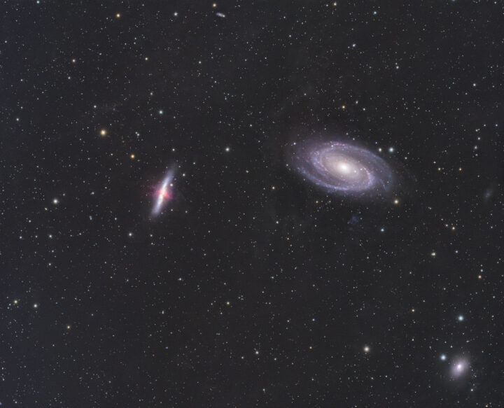 18.10.2025 - M81,M82, Bode&Cigar Galaxy, 7h RGB, 3h Ha im April 2025 18.10.2025 - M81,M82, Bode&Cigar Galaxy, 7h RGB, 3h Ha im April 2025