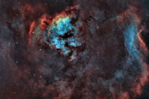 24.10.2025 - NGC 7822 Teddy Bear Nebula, 5h Ha, 7h S2, 12h O3, Foraxx