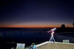 7.3.2026 - Llano de las Animas (2040m) ...10 min sp&auml;ter f&auml;llt das Teleskop runter :-(
