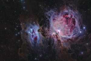 17.3.2026 - M42 Orion, M43 De Mairan, Drizzle 1.5x 6h HDR (#4: Nebel gut, Trapezium gut 👍)