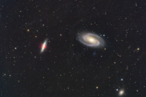 4.1.2026 - M81, M82, Bode/Cigar Galaxy, 22 h RGB, 8 h Ha im Apr+Dez 2025